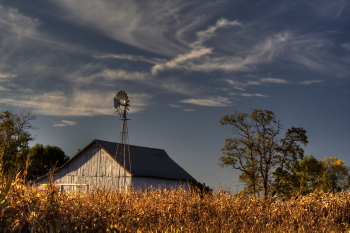 Captured Solitude - Old Barn - Indiana
